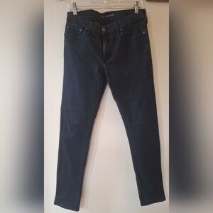 Mott & Bow Mens Washed Black Skinny Jeans Zip Closure Pockets Size 30x32